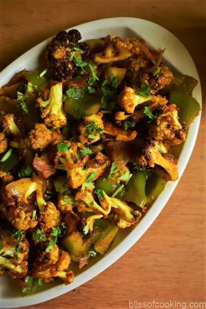 Aloo Gobhi Shimla Mirch