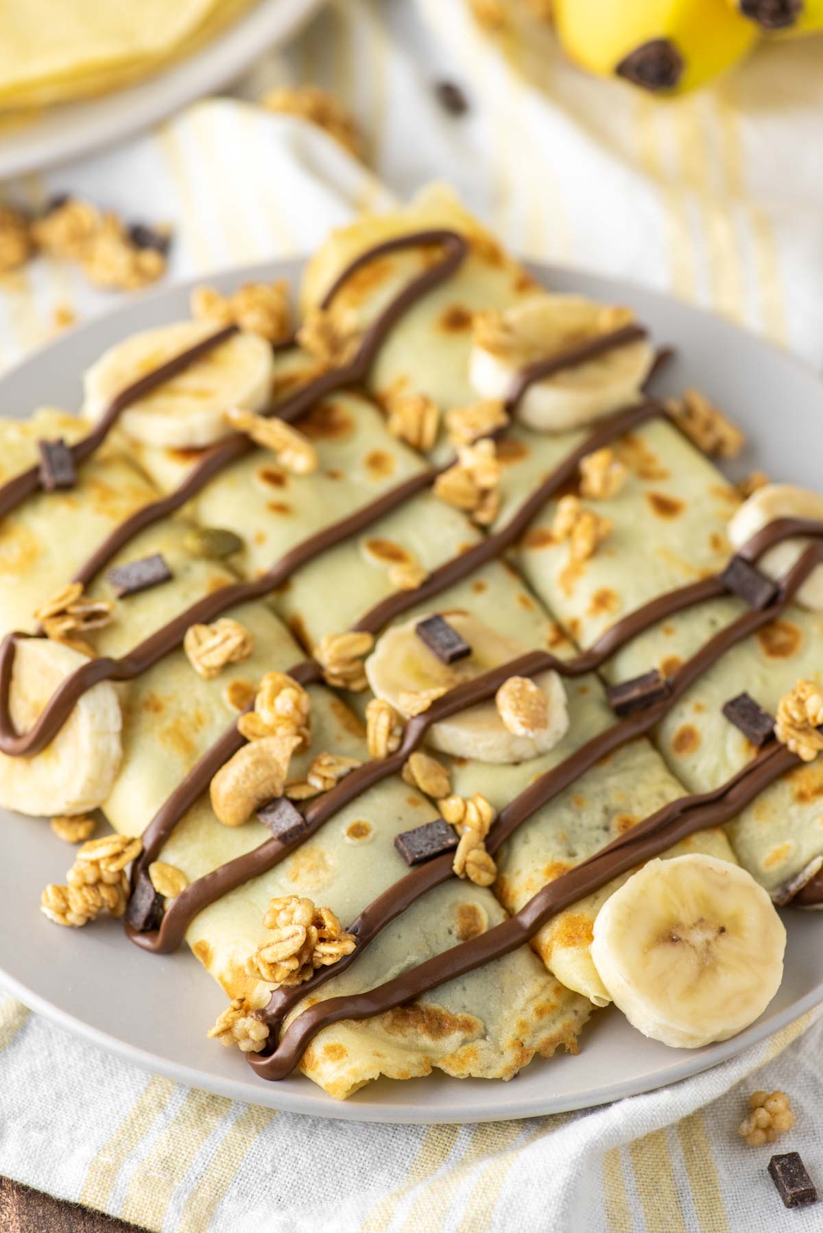 Nutella Banana Crepe