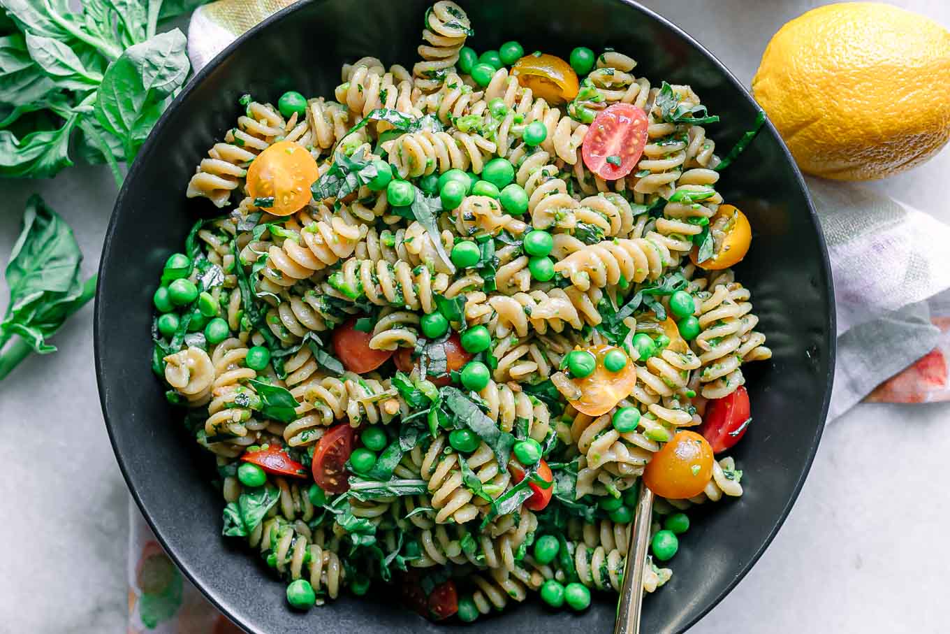 Spring Pesto Pasta Salad